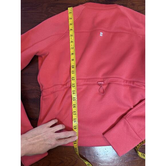 Sweaty Betty London pullover coral active sweater Sweatshirt women's Small - Picture 5 of 16